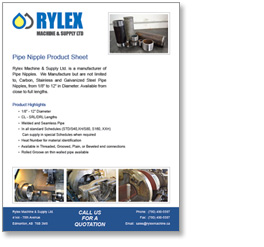 Pipe Nipples Brochure